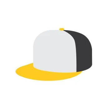 Rap cap icon Stock Illustration