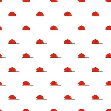 Rap cap pattern seamless vector Illustrazione stock