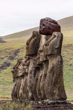 Rapa Nui National Park, Easter Island (Isla de Pascua), Chile Stock Photos