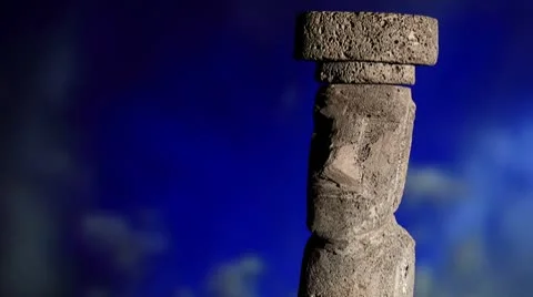 Rapa Nui, sky, zoom Vídeo Stock 8967412