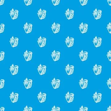 Rapan pattern seamless blue Illustrazione stock