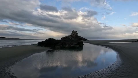 Rapanui - Shag rock Video stock 219137475