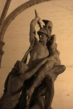 The rape of polyxena Stock Photos