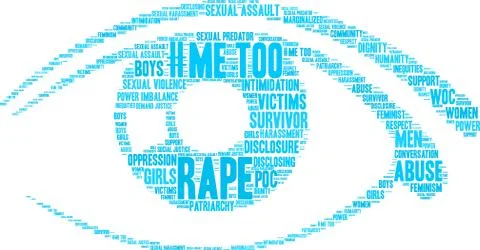 Rape Word Cloud Stock-Illustration