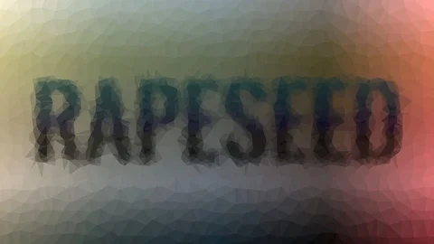 Rapeseed appearing interesting tessellating looping animated triangles Stock Footage 109241263