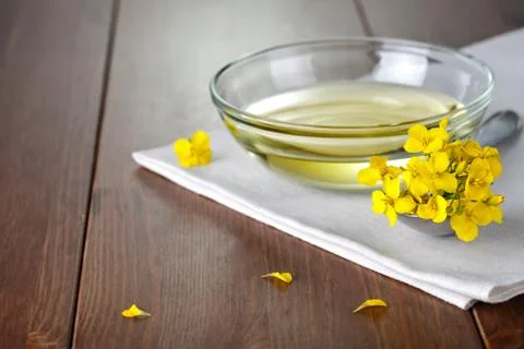 Rapeseed oil Stock Photos