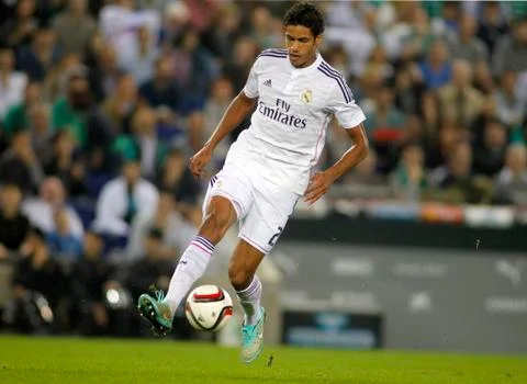 Raphael Varane of Real Madrid Stock Photos
