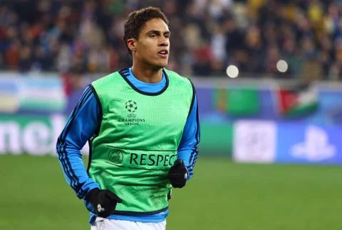 Raphael Varane of Real Madrid Stock Photos