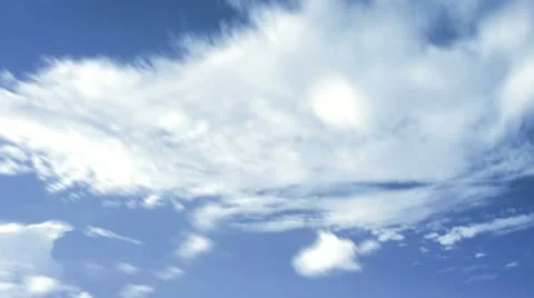 Rapid and slow motion clouds, infrared time lapse t3334C Stock Footage 11409662