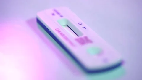 RAPID ANTIGEN TEST KIT COVID 19 Stock Footage 197993704