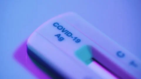 RAPID ANTIGEN TEST KIT Stock Footage 197993703