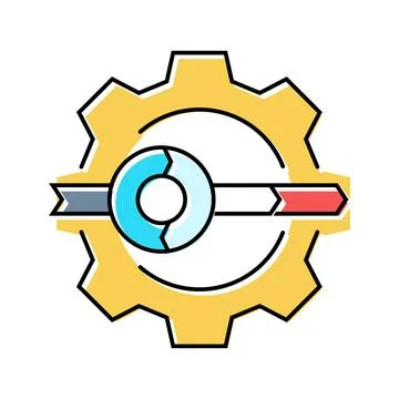 Rapid application development software color icon vector illustration 스톡 일러스트