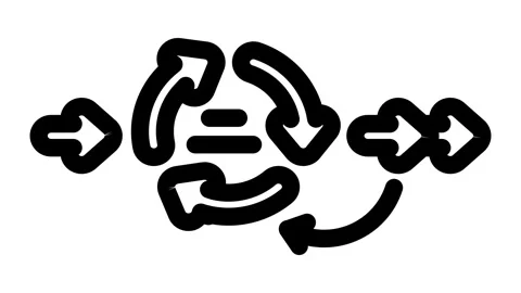 Rapid application development software line icon animation Stock Footage 326761427