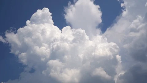 Rapid clouds movement Stock Footage 96739241