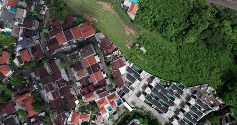 Rapid development in Bali leads to loss of agricultural land and rising issues Stock Footage 334719811
