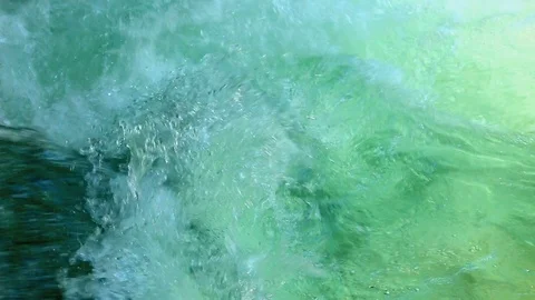 Rapid flow of mountain river. Stock Footage 96422683