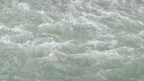 Rapid flow of water in mount river 库存影片 310797529