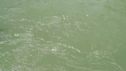 Rapid flow of water in mountain river Stock Footage 316783513