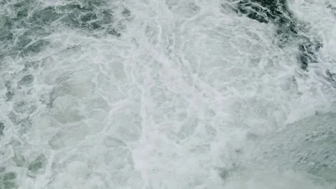 Rapid flow of water plunges down in waterfall 스톡 동영상 316783542