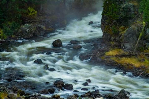 Rapid Flowing River Stock Photos