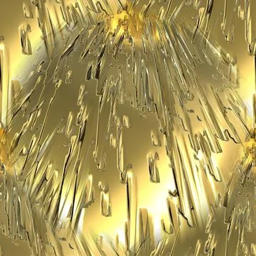 Rapid flows of liquid gold. Seamless yellow gold background with textured.  Stock Illustration