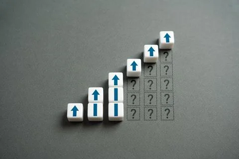 Rapid growth without a solid foundation. Risk of falling while growing with.. 库存照片