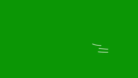 Rapid hand drawn air flow lines on green screen. Fast movement sketch Stock Footage 346823760