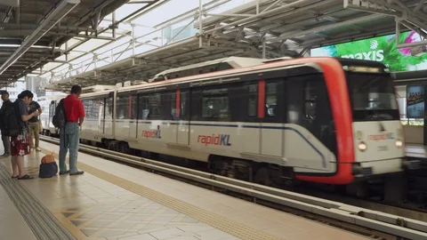 Rapid KL station Stock Footage 119996418