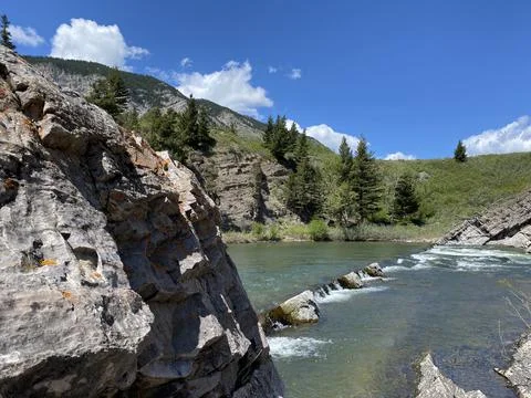 Rapid lanscape Foto stock