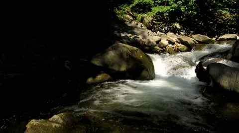 The rapid little river Stock Footage 68807403