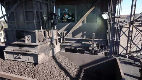 Rapid Loading Station on Mine Stock Footage 314705314