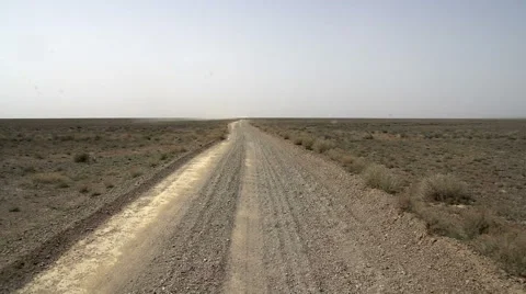 Rapid Movement on a Dirt Road HD Stock Footage 60114730