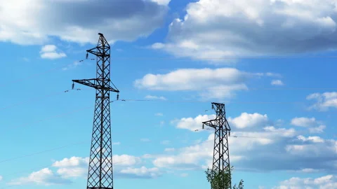 Rapid movement of white clouds Stock Footage 201380586