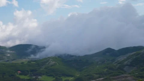 Rapid panorama of the mountain landscape. Stock Footage 90630601