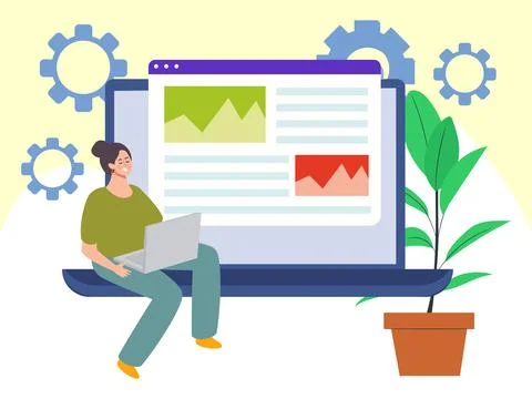 Rapid Prototyping Concept Illustration Style Stock Illustration