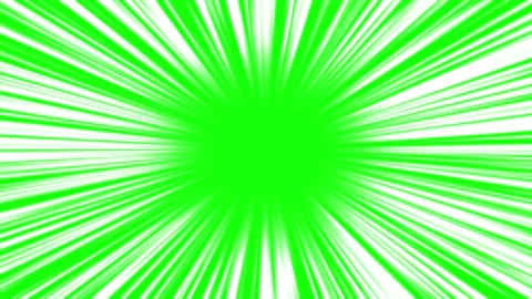 Rapid radial anime speed lines on green screen background seamless loop 스톡 동영상 336466931
