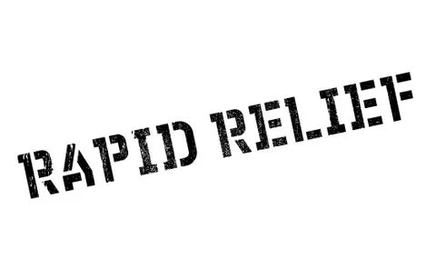 Rapid Relief rubber stamp Stock-Illustration