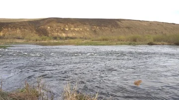 Rapid river stream at spring, 4K ultra hd video footage Stock Footage 85991915