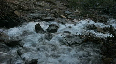Rapid Rocky Stream Stock Footage 843173