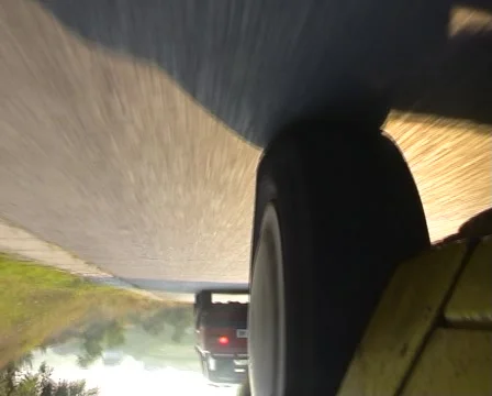 Rapid shooting car in motion Stockbeeldmateriaal 1011989
