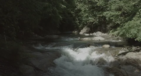 Rapid stream, 4k non color graded (4000x2160) 動画素材 50128567