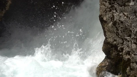 Rapid Stream of Mountain Stock Footage 98461950
