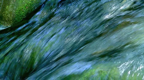 Rapid stream in a mountain river. Stock-Footage 6353929
