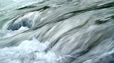 Rapid stream of a mountain river.+sound Stock Footage 11349330