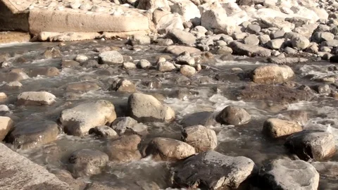 Rapid Stream With Rocks Stock-Footage 85403634