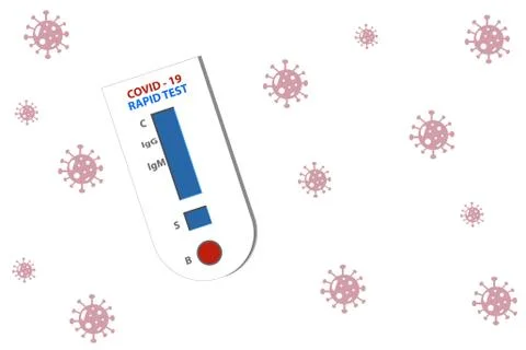 Rapid Test Stock Illustration