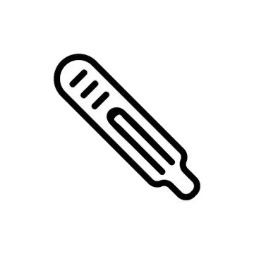 Rapid tuberculosis test icon vector outline illustration Stock Illustration