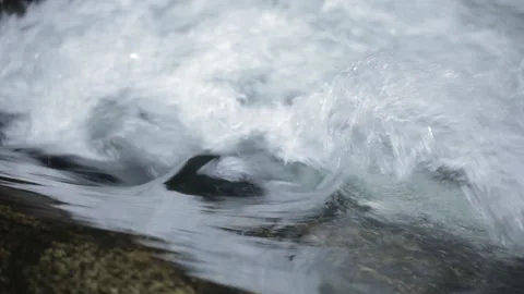Rapid water surface Stock Footage 169082565