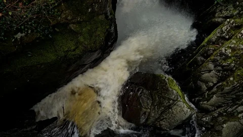 Rapid waterfall Stock Footage 124123662