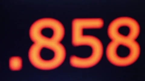 Rapidly changing the timer figures Stock Footage 53014543